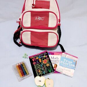American Girl Doll Just Like You School Backpack Planner Math SmartsTrue Stories